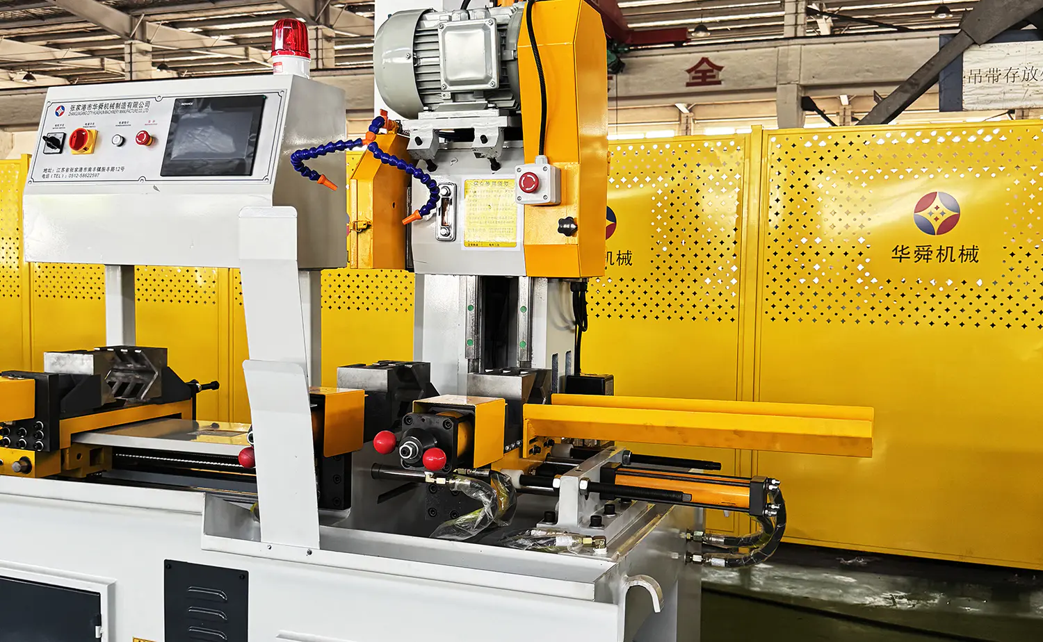 Tagliatrice di tubi con alimentazione servo completamente automatica serie CNC