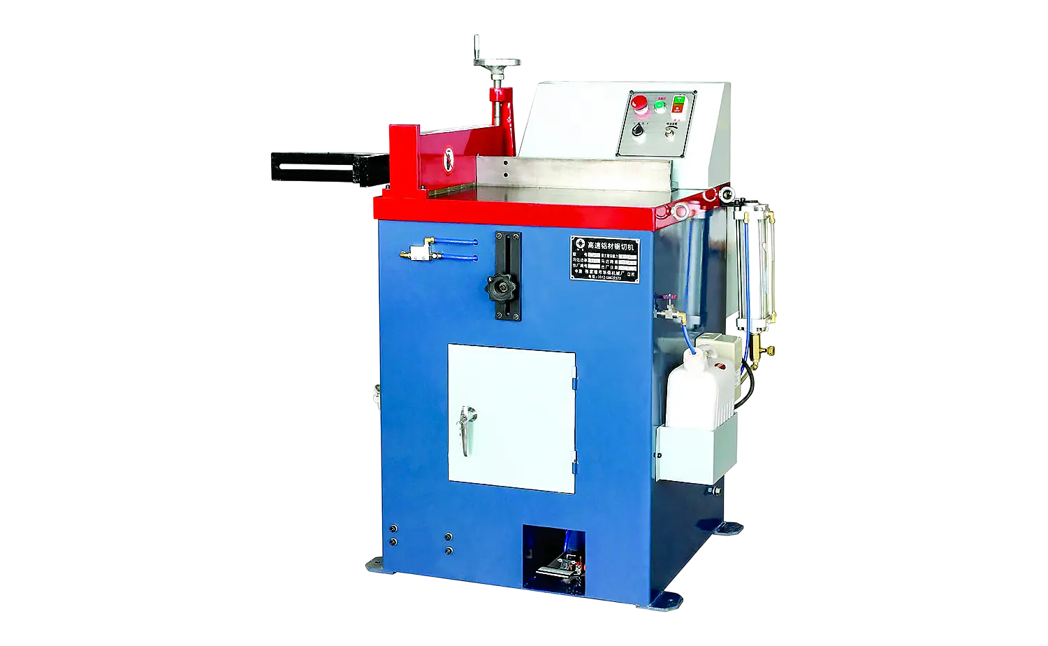 Macchina da taglio semiautomatica per alluminio ES455 con funzione di taglio angolare