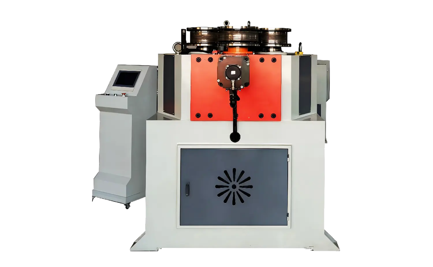 Macchina piegatubi per tubi serie CNC con azionamento a tre rulli