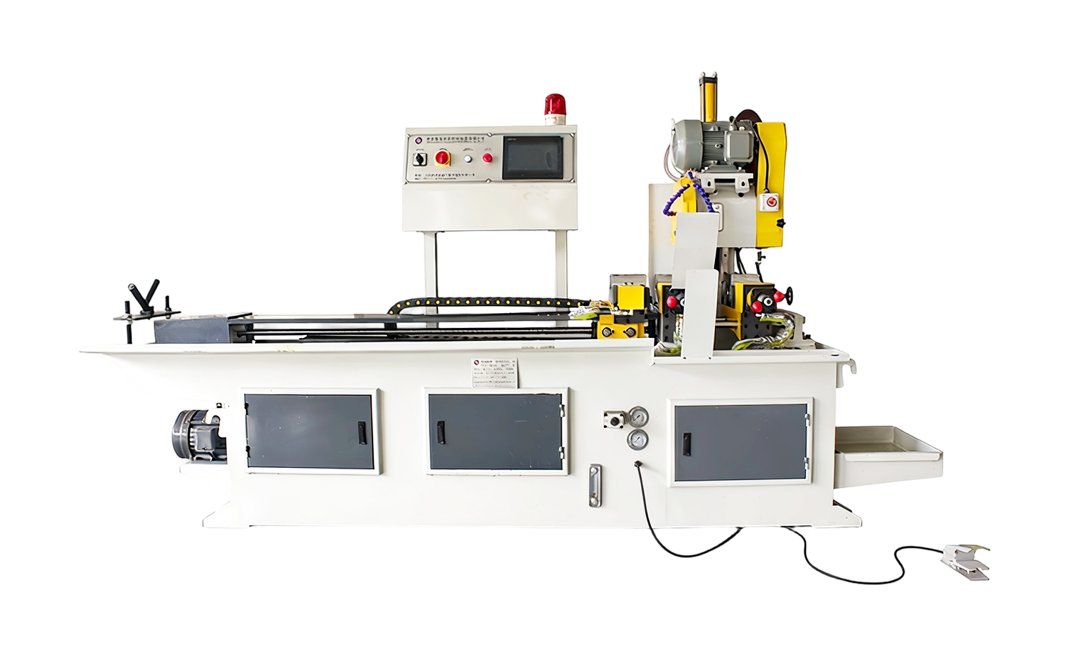 Tagliatrice di tubi con alimentazione servo completamente automatica serie CNC