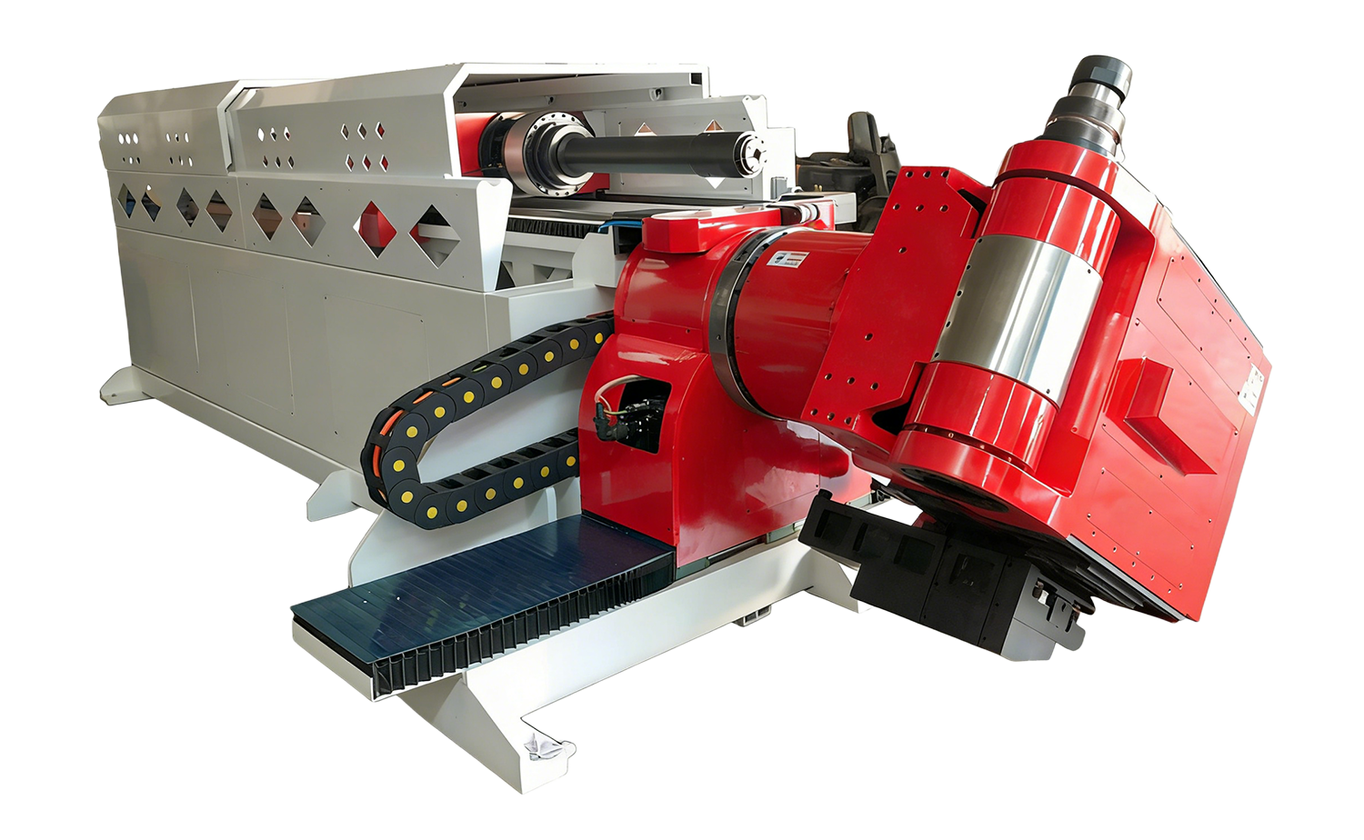 Macchina piegatubi per tubi a testa rotante CNC - bidirezionale
